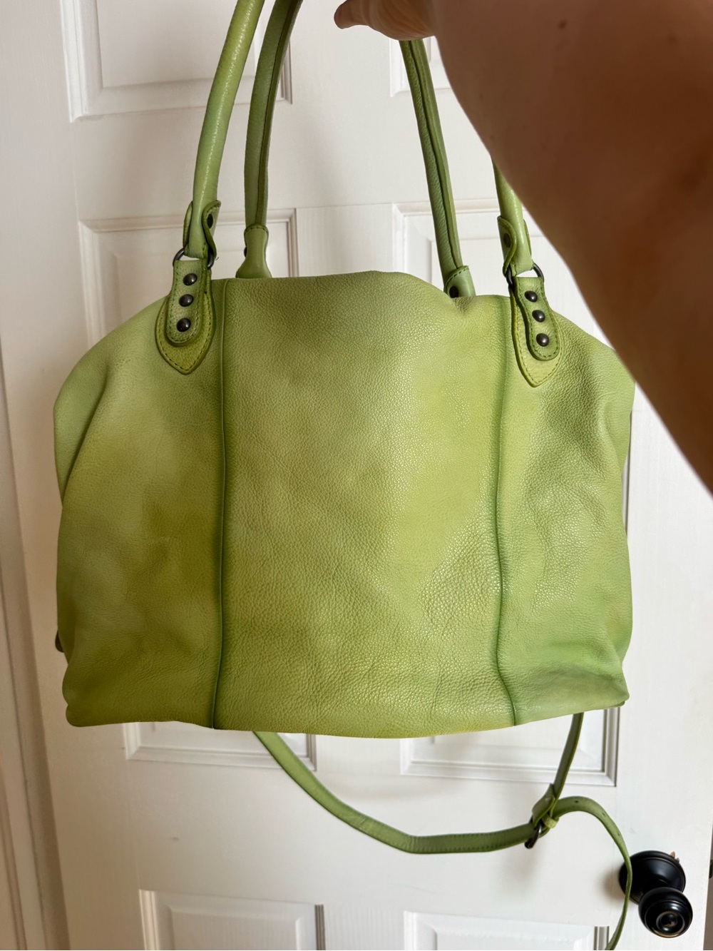 Free people large Emerson bag matcha green new - Picture 4 of 7